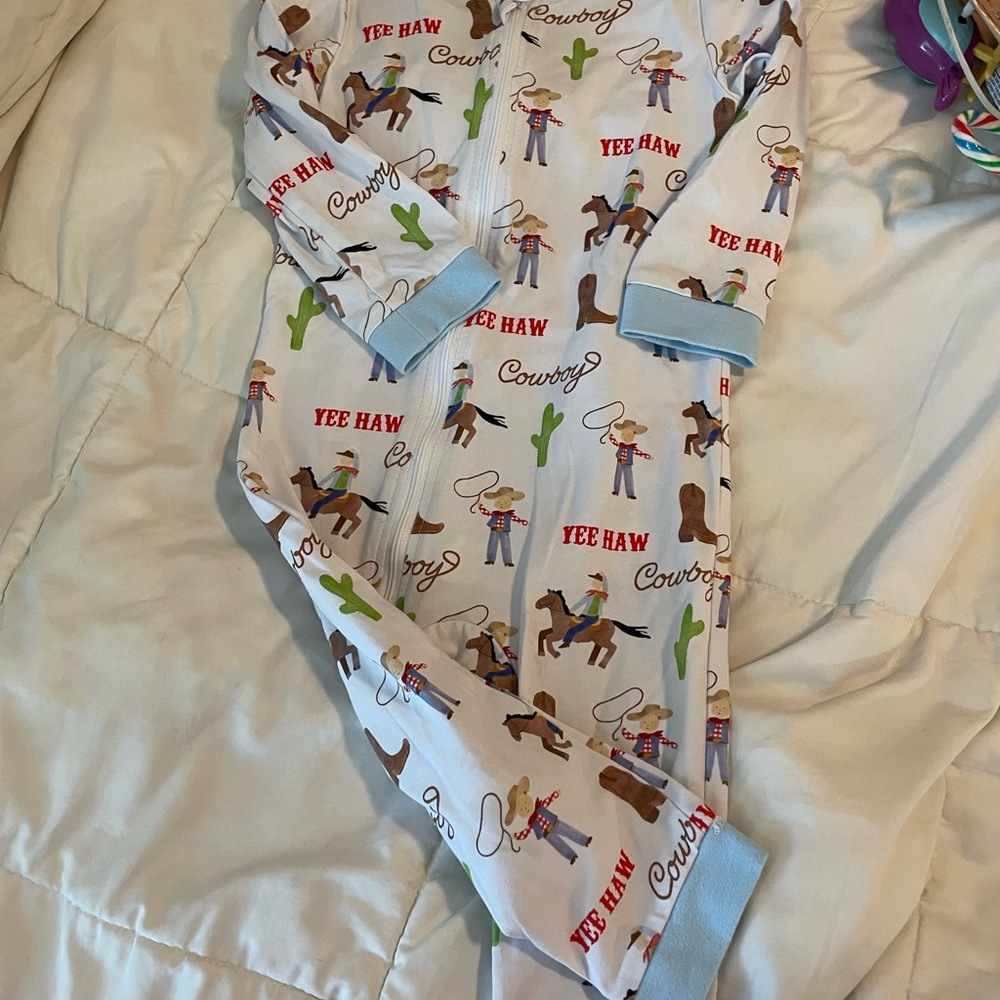 Cowboy Themed toddler pajamas